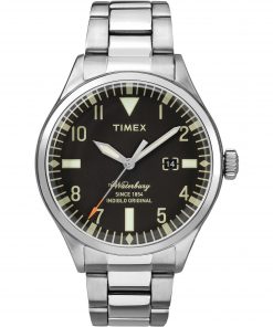 TIMEX: Orologio uomo solo tempo della collezione WATERBURY in acciaio, TW2R25100