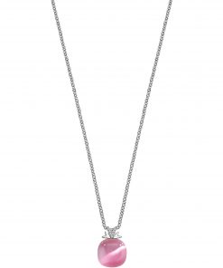 Morellato collezione GEMMA: Collana donna in argento 925 con pietra cat eye rosa, sakk54