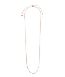 Collana acciaio Pvd Rosè catena 90 cm Basi Marlù