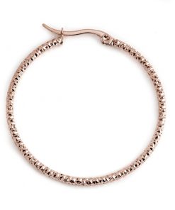 Mono orecchino Cerchio 4,2 cm Pvd Rosa Be Woman Marlù