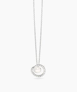 Collana Perla Zirconi Sogni d' Oro  Mabina