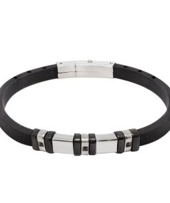 Bracciale Acciaio Silicone Pvd ChiMiAma