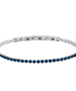 Bracciale Acciaio Tennis Zaffiro ChiMiAma