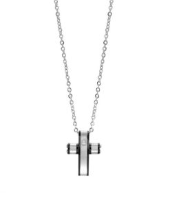 Collana Croce Acciaio ChiMiAma