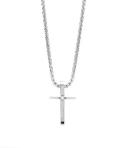 Collana Croce Acciaio ChiMiAma